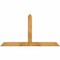Ekena Millwork Portland Rough Sawn Timber Gable Bracket, Western Red Cedar, 60"W x 32"H x 4"D x 4"F, 13/12 Pitch GBW060X32X0404POR00RWR - alternate 1